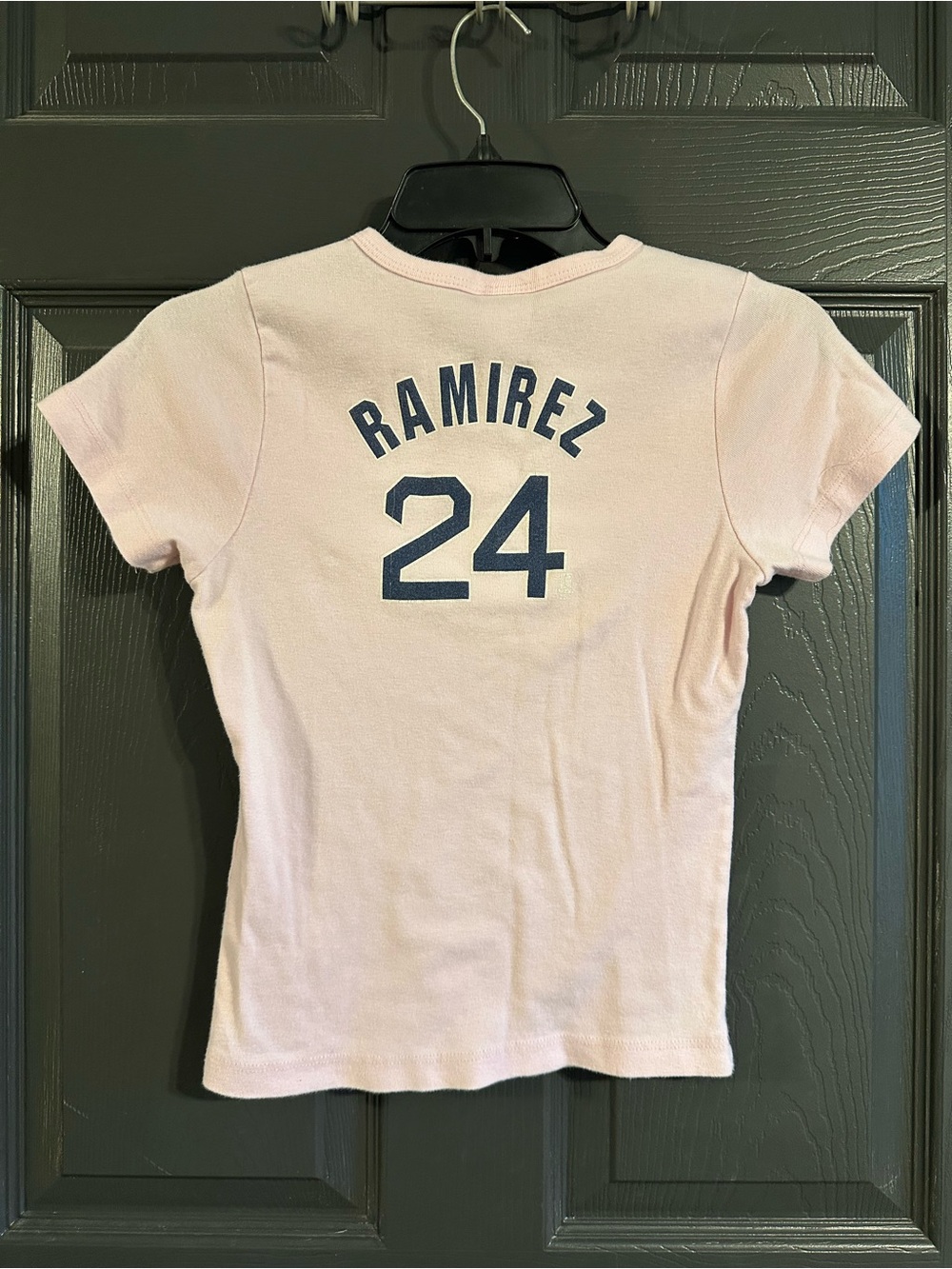 Vintage Light Pink 'Red Sox' RAMIREZ Short Sleeve Tee - Picture 2 of 7